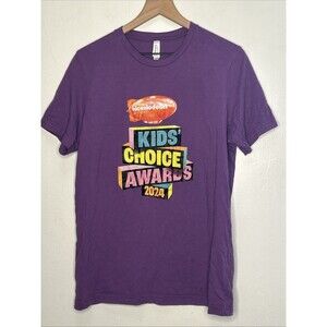 Nickelodeon Kids' Choice Awards STAFF 2024 Tee T-shirt Medium Purple Slime